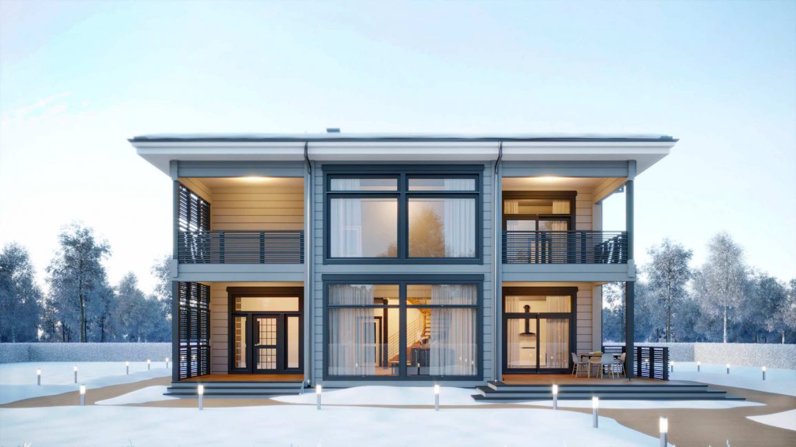 Casas finlandesas modernas