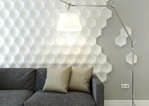 Telhas de gesso para decoração de interiores: 160+ Foto (sob a pedra, sob o tijolo) para auto-expressão brilhante