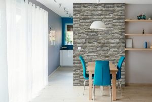 Telhas de gesso para decoração de interiores: 160+ Foto (sob a pedra, sob o tijolo) para auto-expressão brilhante
