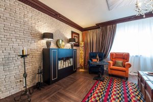 Telhas de gesso para decoração de interiores: 160+ Foto (sob a pedra, sob o tijolo) para auto-expressão brilhante