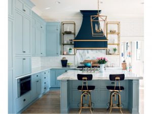 Design de cozinha azul: qual estilo entrar em contato? Mais de 170 fotos de incríveis combinações interiores