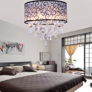 Lustres modernos no interior do quarto (mais de 190 fotos) - Como escolher um elemento de design brilhante para uma atmosfera tranquila?