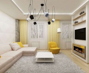 Lustres modernos para a sala de estar: 195+ (Foto) Soluções de interiores