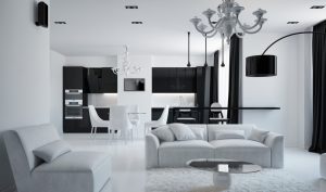 Lustres modernos para a sala de estar: 195+ (Foto) Soluções de interiores