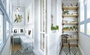 Como equipar uma pequena varanda em um apartamento: elegante, bonito, prático? 190+ (Fotos) Interiores com acabamento