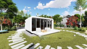 Casas modulares para residência permanente: o que considerar e em que estilo organizar? (Mais de 200 projetos fotográficos)