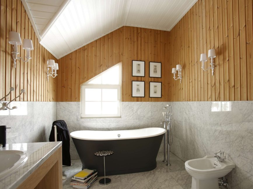 Quarto acolhedor em estilo rústico