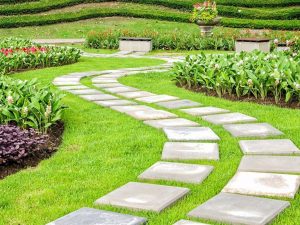 Como é bonito fazer caminhos de jardins com as próprias mãos a baixo custo? Mais de 180 fotos de opções suburbanas de diferentes materiais (telhas, plástico, borracha)