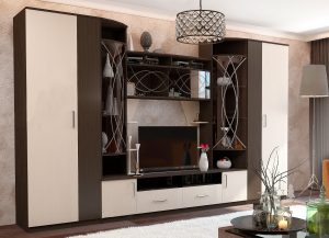 Wenge no interior: 160+ (foto) combinações de cores com mobiliário (design da sala de estar, quarto, corredor)