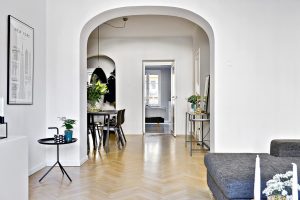 Arco para a cozinha em vez da porta: 115+ (Foto) Design entre salas