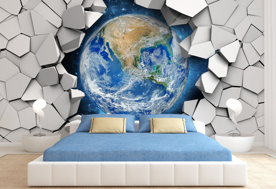 Em 3D no quarto