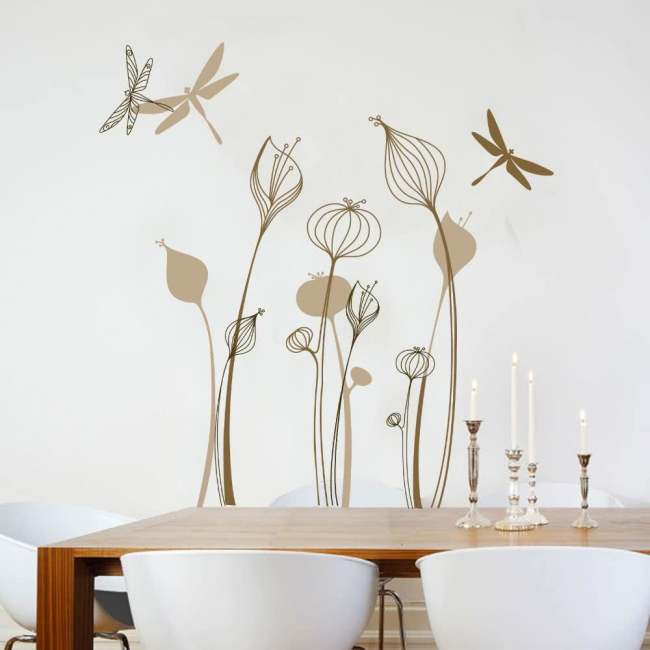 Opção de baixo custo para decoração de parede