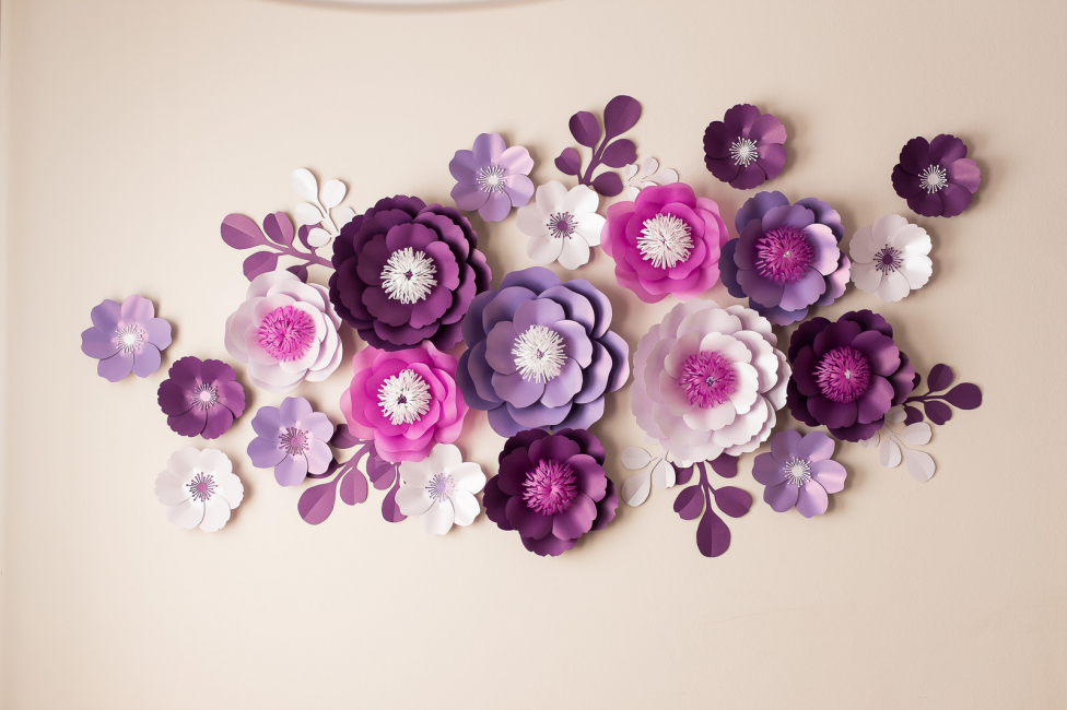 Flores De Papel - A Decoração Perfeita