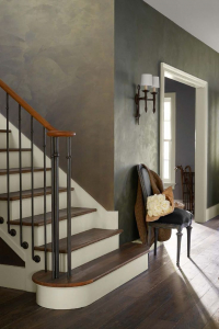 Patina no interior - velho nobre em sua casa. 180+ (foto) com ouro, prata e outros efeitos metálicos