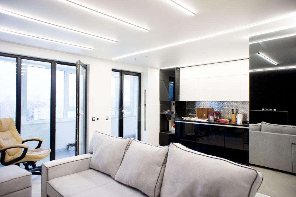 Opções de iluminação no mesmo quarto