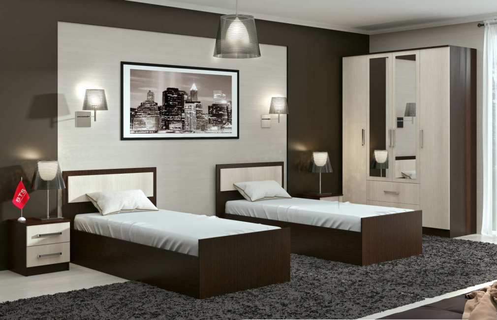 Quarto elegante e bonito