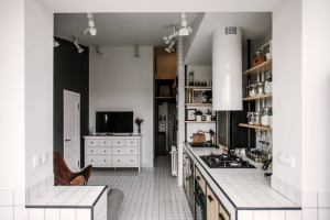 Entresol: 155+ Fotos em interiores modernos de apartamentos. Escolhendo opções para o corredor, cozinha, acima da porta