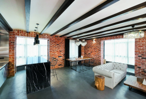 Teto de madeira com vigas decorativas: 165+ (Foto) design e decoração