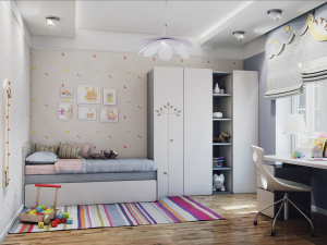 Como escolher um candelabro e lâmpadas no berçário para o menino e para a menina? (180 + Photo Ceiling, LED e Incomum)