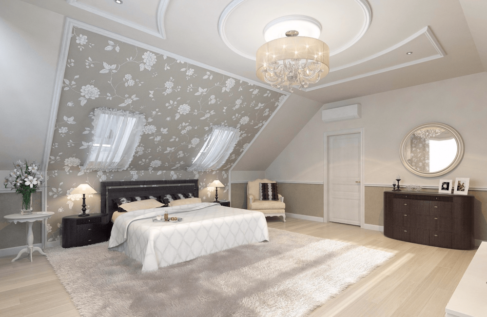 Opção de design do quarto
