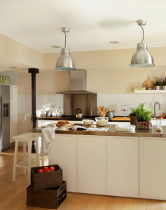 Iluminação adequada na cozinha: Opções modernas para um design aconchegante (mais de 155 fotos)