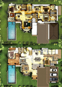O design interior da moradia em estilo moderno: 155+ (foto) projetos para a sala de estar, cozinha, pátio