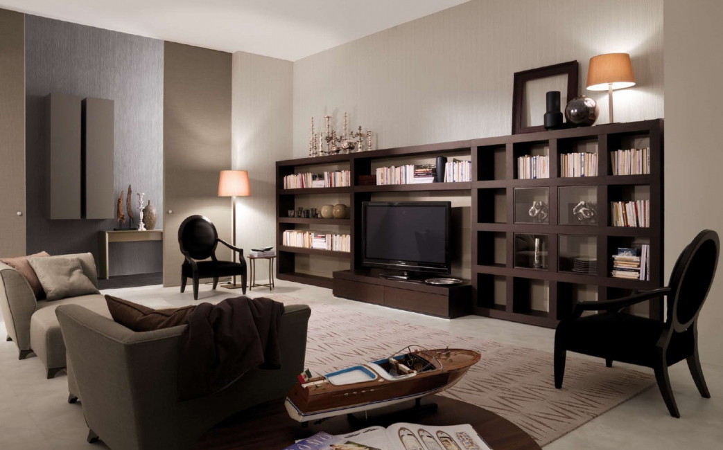 Sala de estar estilo clássico