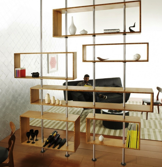 Quarto elegante zoneamento