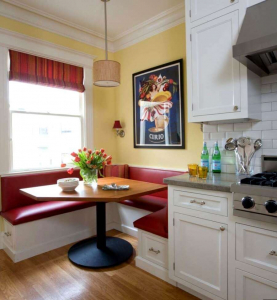 O conforto começa com uma kitchenette: mais de 140 Ideias Fotográficas para a cozinha (pequena, esquina, com um local para dormir)