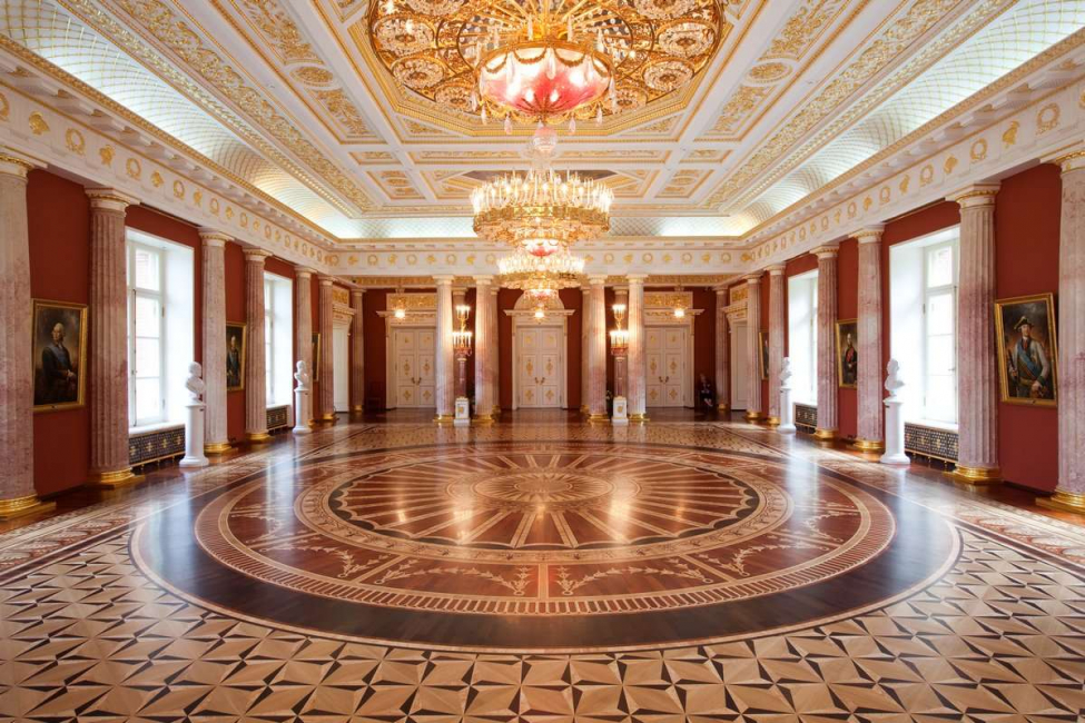 Beleza e parquet de arte chique