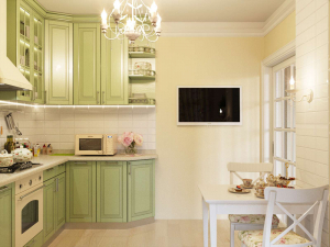 TV na cozinha - Prático, elegante, Original (135+ fotos). Melhores opções de hospedagem