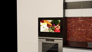 TV na cozinha - Prático, elegante, Original (135+ fotos). Melhores opções de hospedagem