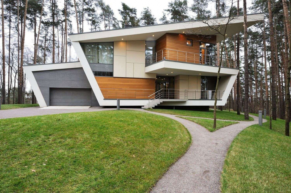 Casa na floresta: qual estilo é melhor escolher? 230+ (fotos) de solidão e conforto. E o que você vai gostar?