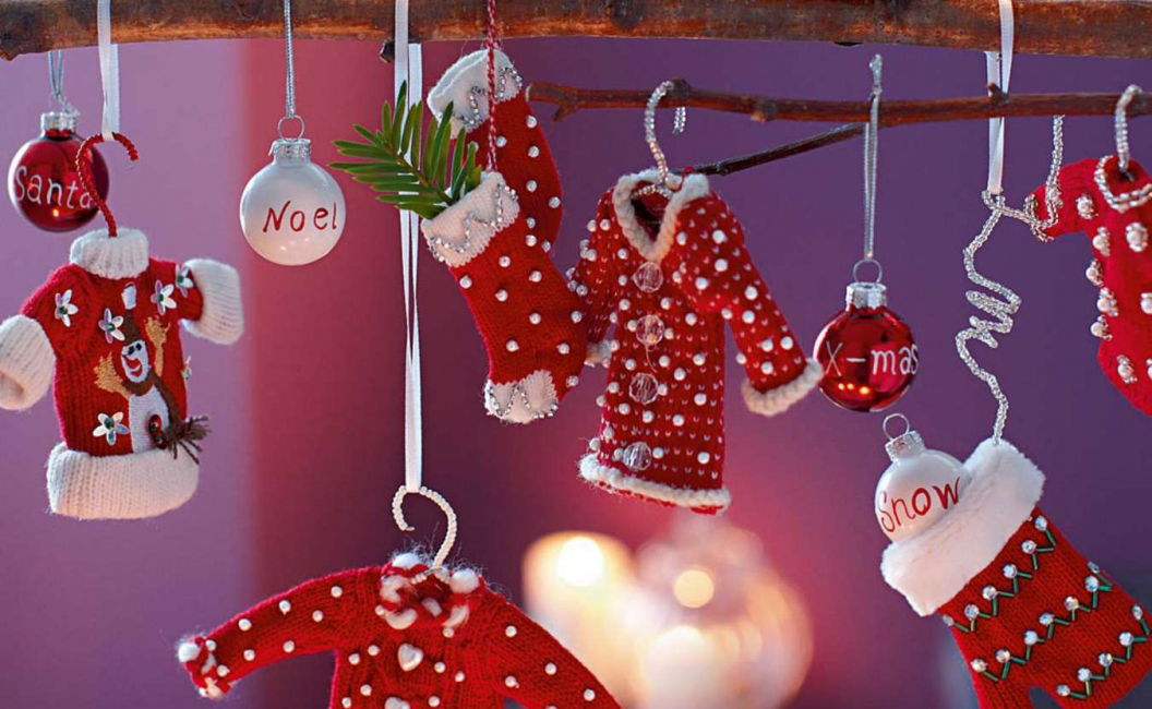 Ideias interessantes para criar uma decoração de ano novo com as próprias mãos