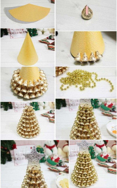 Opção em fases para criar uma árvore de Natal