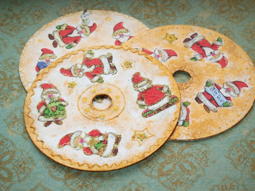 Suporte de disco de decoupage