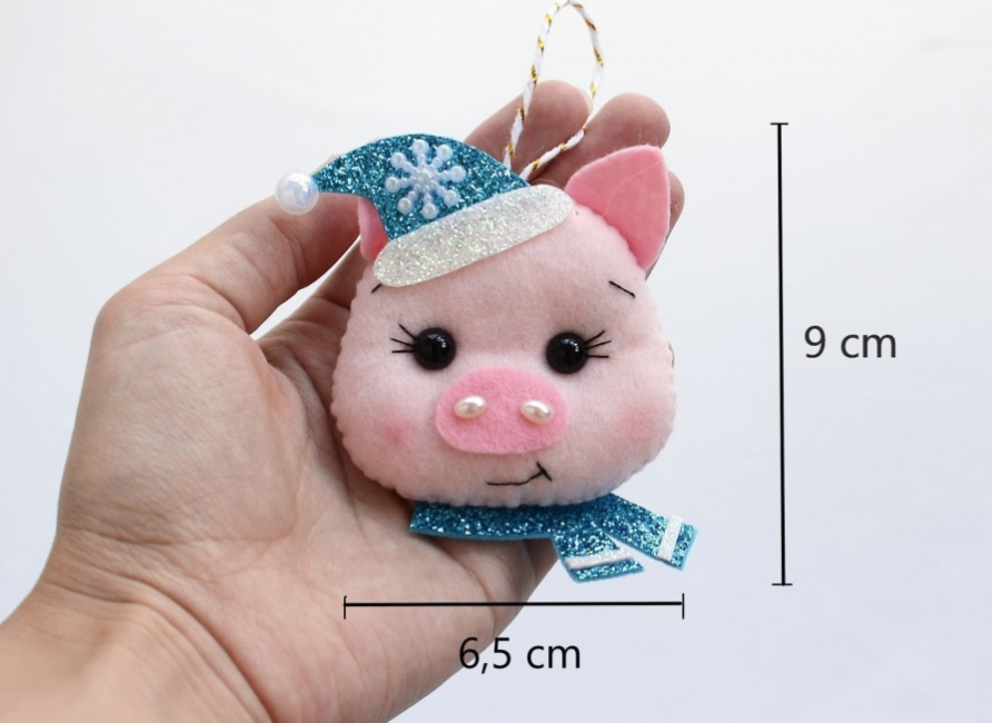 Em tamanho você pode fazer tanto um brinquedo grande quanto um pequeno.