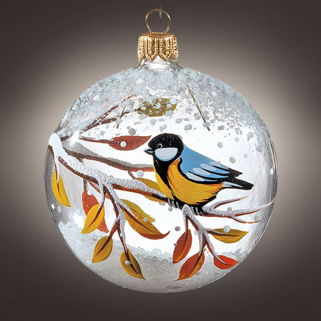 Bola de natal pintada