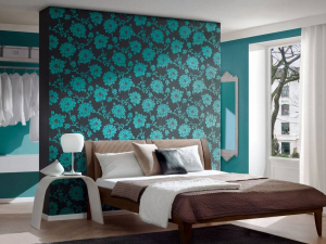 Papel de parede com serigrafia - uma obra de arte em um interior. Design exclusivo de seda 125+ Photo