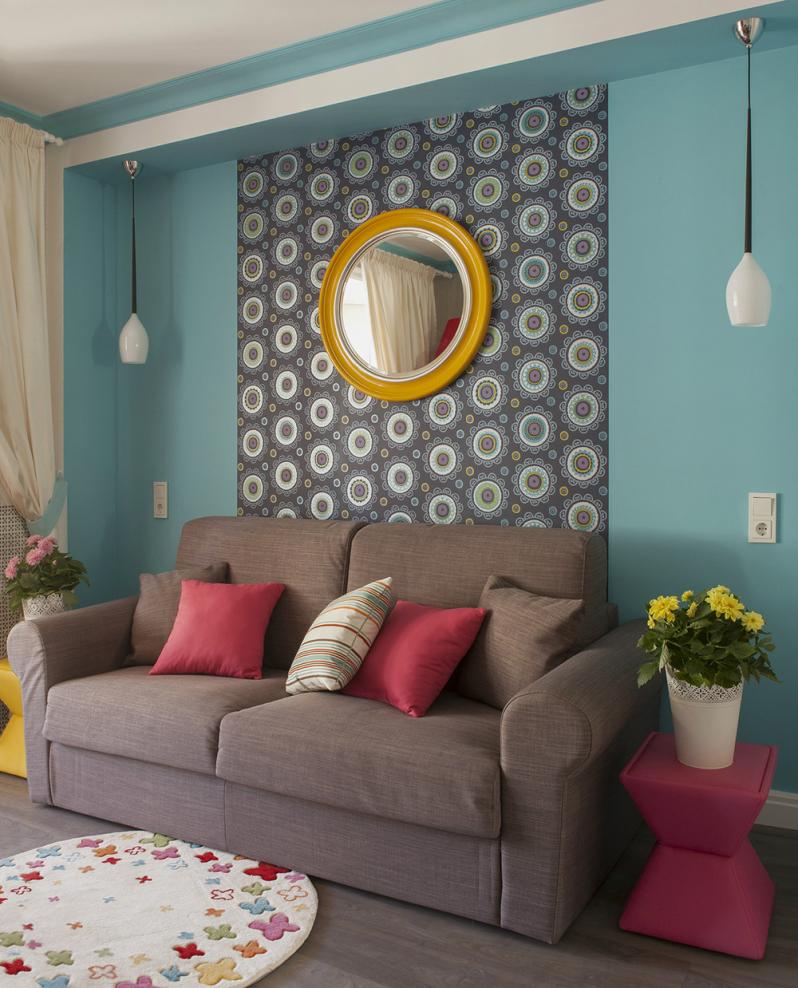 Papel de parede com serigrafia - uma obra de arte em um interior. Design exclusivo de seda 125+ Photo