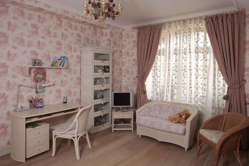 Uma ótima opção para o quarto das crianças de uma menina.