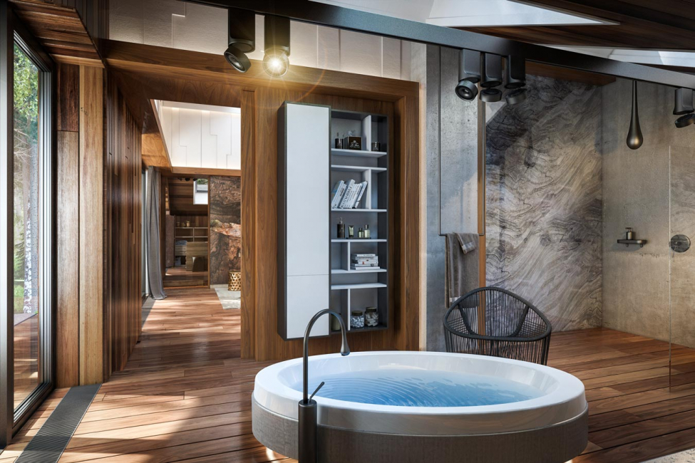 Jacuzzi no interior - luxo acessível com benefícios para a saúde