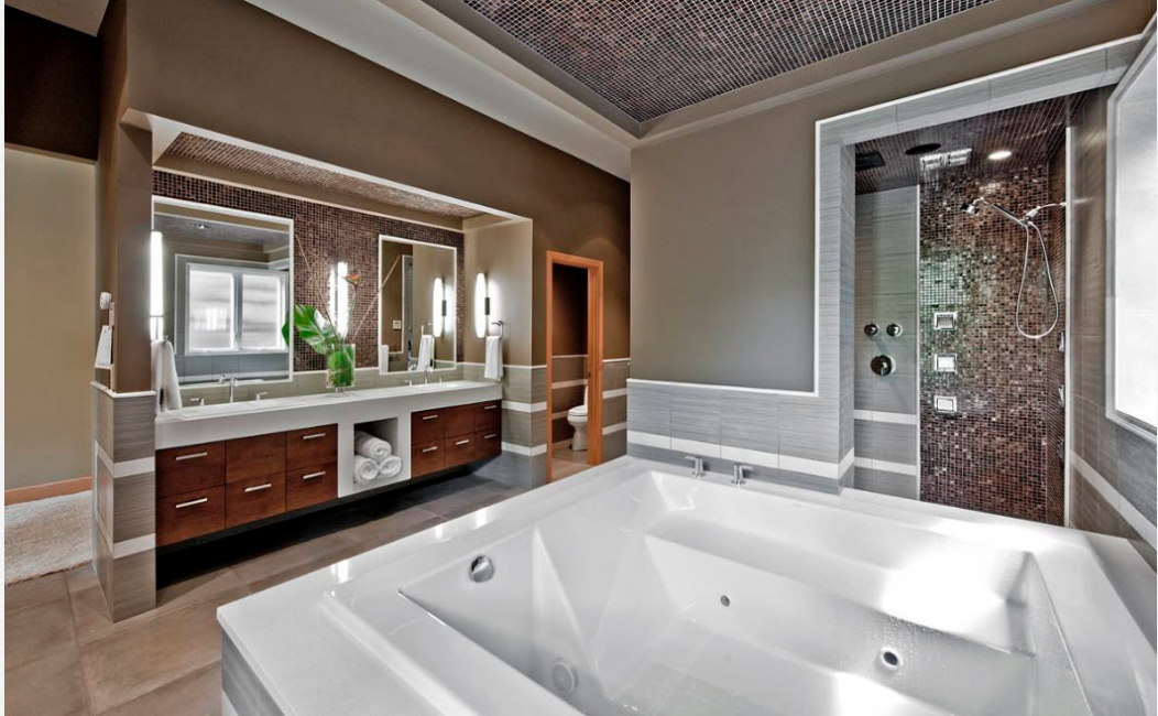 Construção gerenciada com jacuzzi de diferentes maneiras