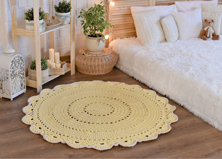 Os tapetes de forma oval funcionam bem para um estilo clássico.