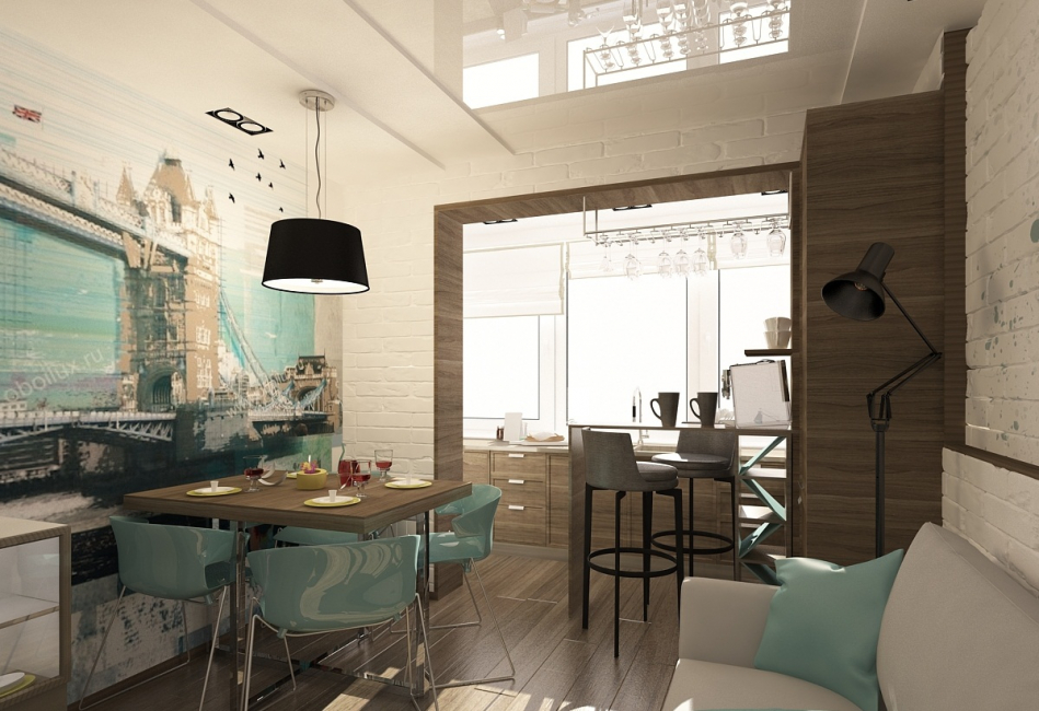 Cozinha combinada com loggia: maneiras reais de usar o local com sabedoria. Design de interiores não chato (mais de 120 fotos)