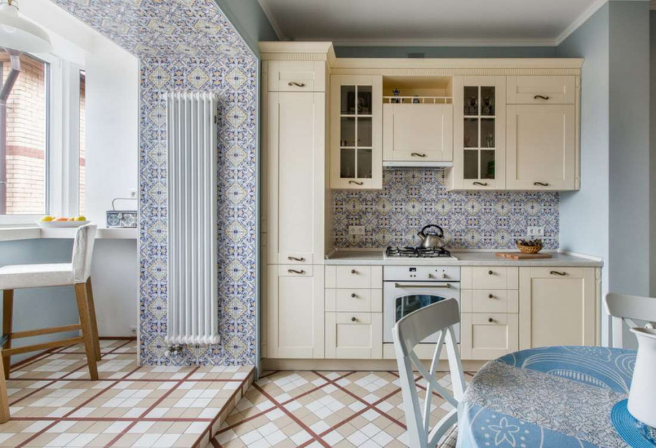 Não atravancar pequenas áreas de cozinha com mobiliário extra - tudo o que você precisa