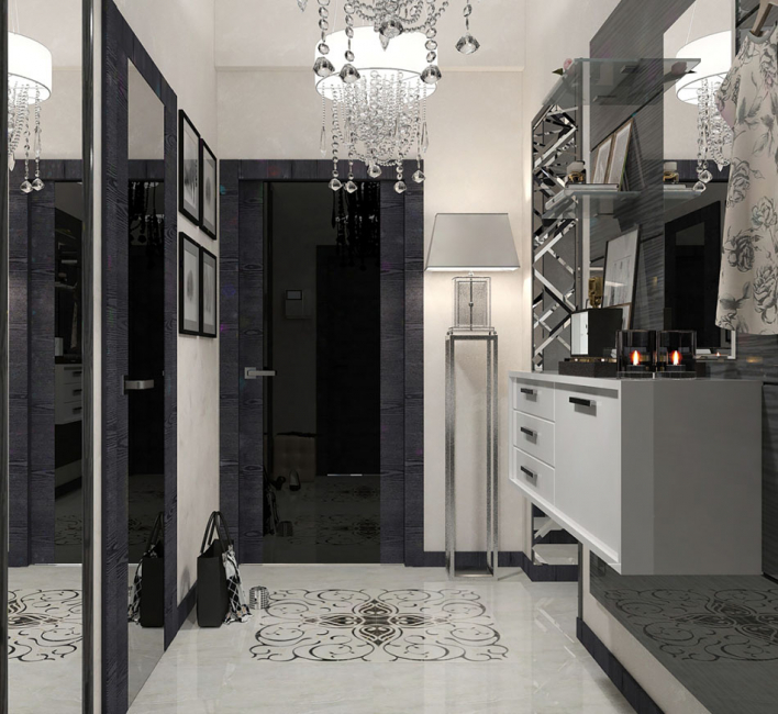 235 + Design Fotos em cores escuras: Dark or Cozy? Excepcionalmente elegante e moderno interior (quarto, sala, cozinha, banheiro)