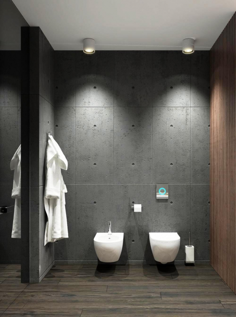 235 + Design Fotos em cores escuras: Dark or Cozy? Excepcionalmente elegante e moderno interior (quarto, sala, cozinha, banheiro)