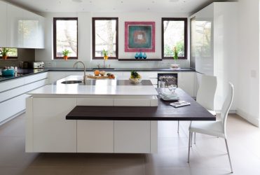 Idéias de design de cozinha em uma casa particular: mais de 130 fotos e opções de layout
