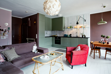 Idéias de design de cozinha em uma casa particular: mais de 130 fotos e opções de layout